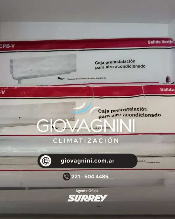 Caja de Preinstalación para Cañerías de Aire Acondicionado