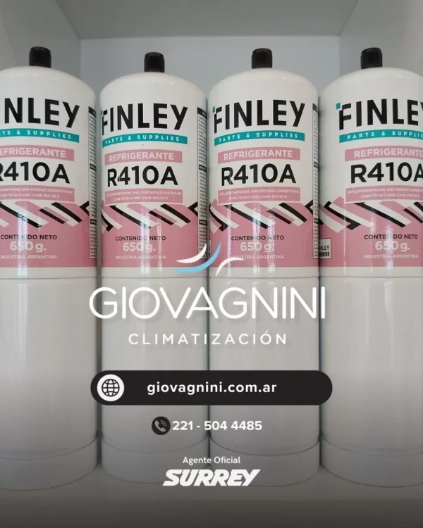 Gas Refrigerante Finley R410A – Lata 650 g